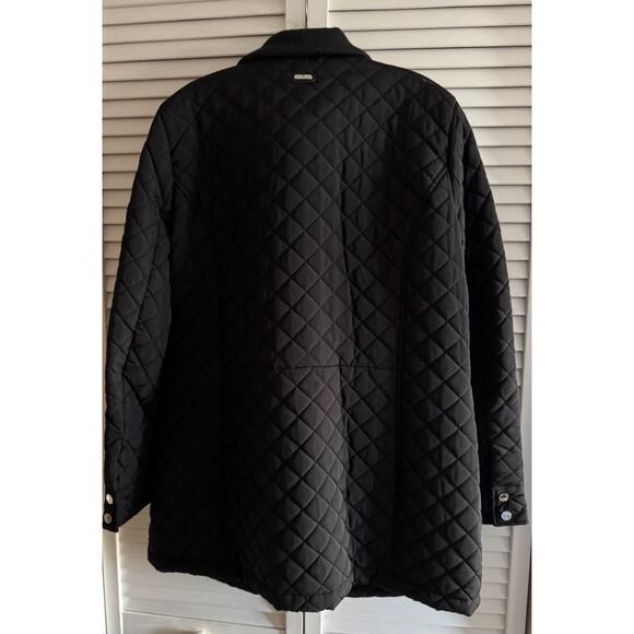 Calvin Klein Women's Quilted Funnel Neck Jacket 17 1/2"Shoulder 42"Chest 48"Wst - Picture 2 of 11